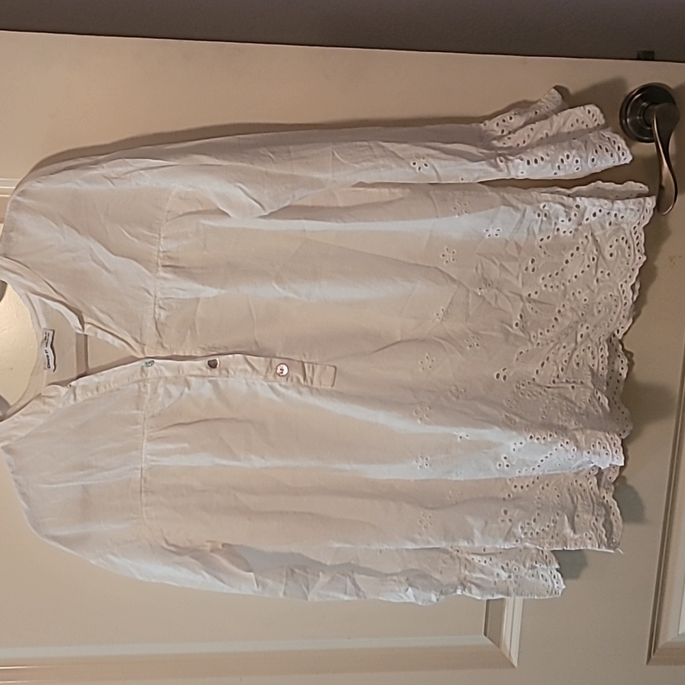 Civico 51 Lab Made in Italy 100% Cotton Blouse. Size M.